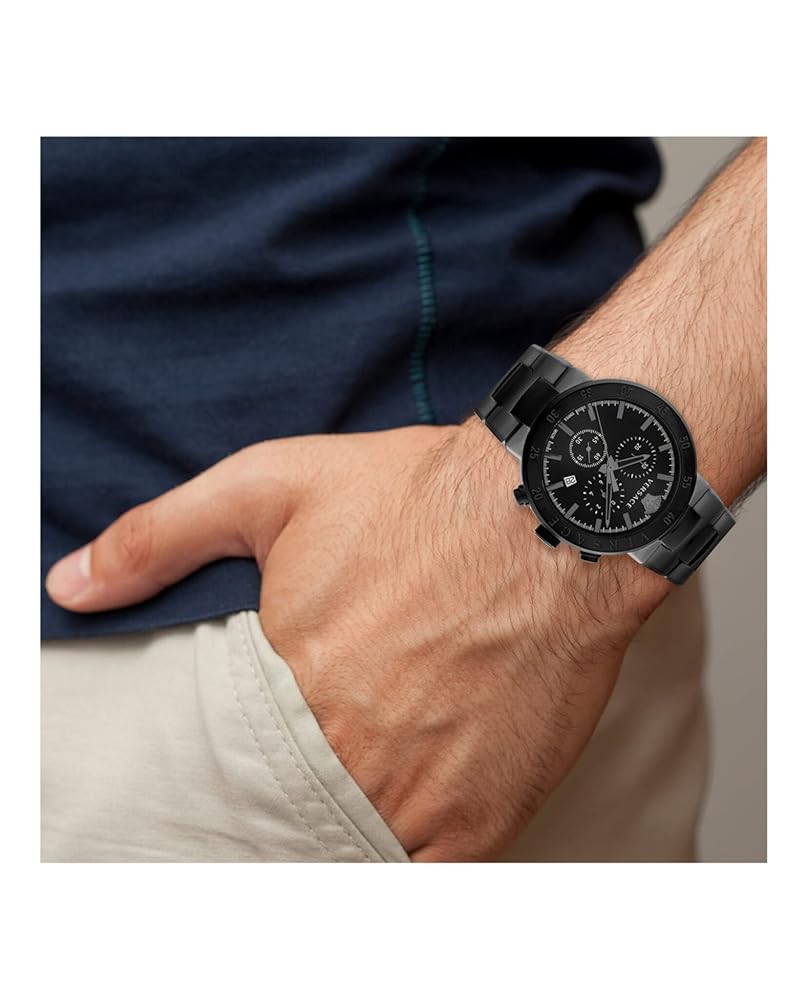 Amazon.com: Versace Mens Watches Two Tone 43 mm Urban